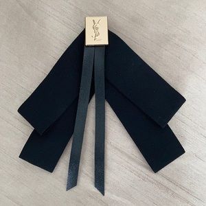 YSL clip-on necktie